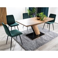 Scaun Tapitat IRYS VELVET Genarom SN Gri / Bluvel 14